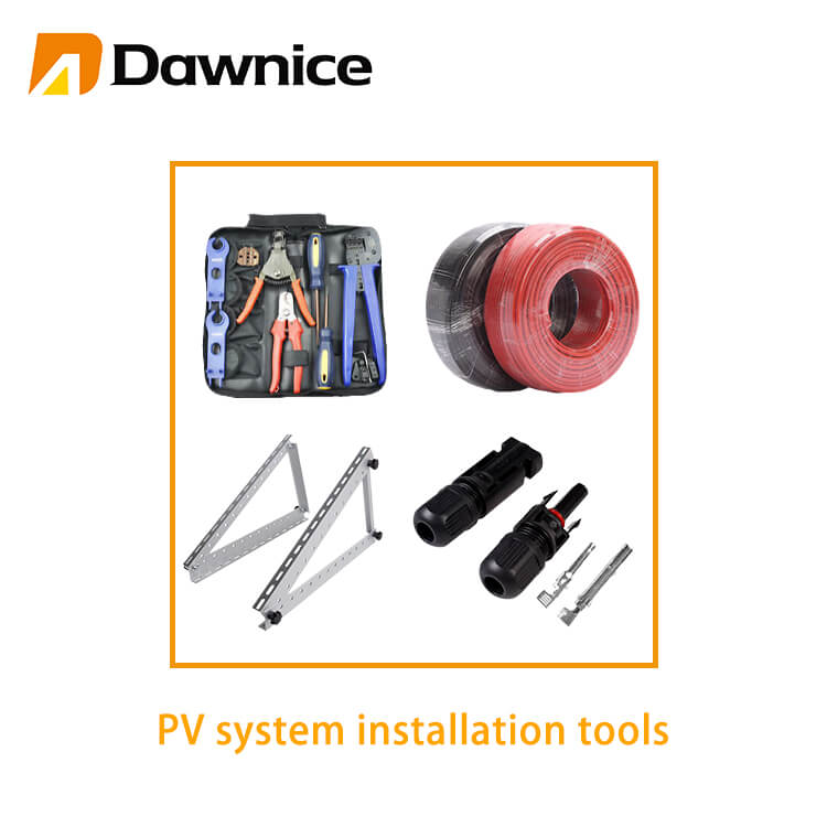 25kw PV system installation tools