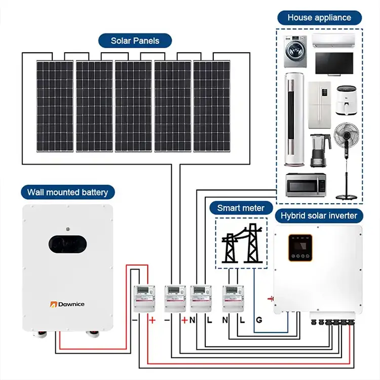 10kw battery connection diagram