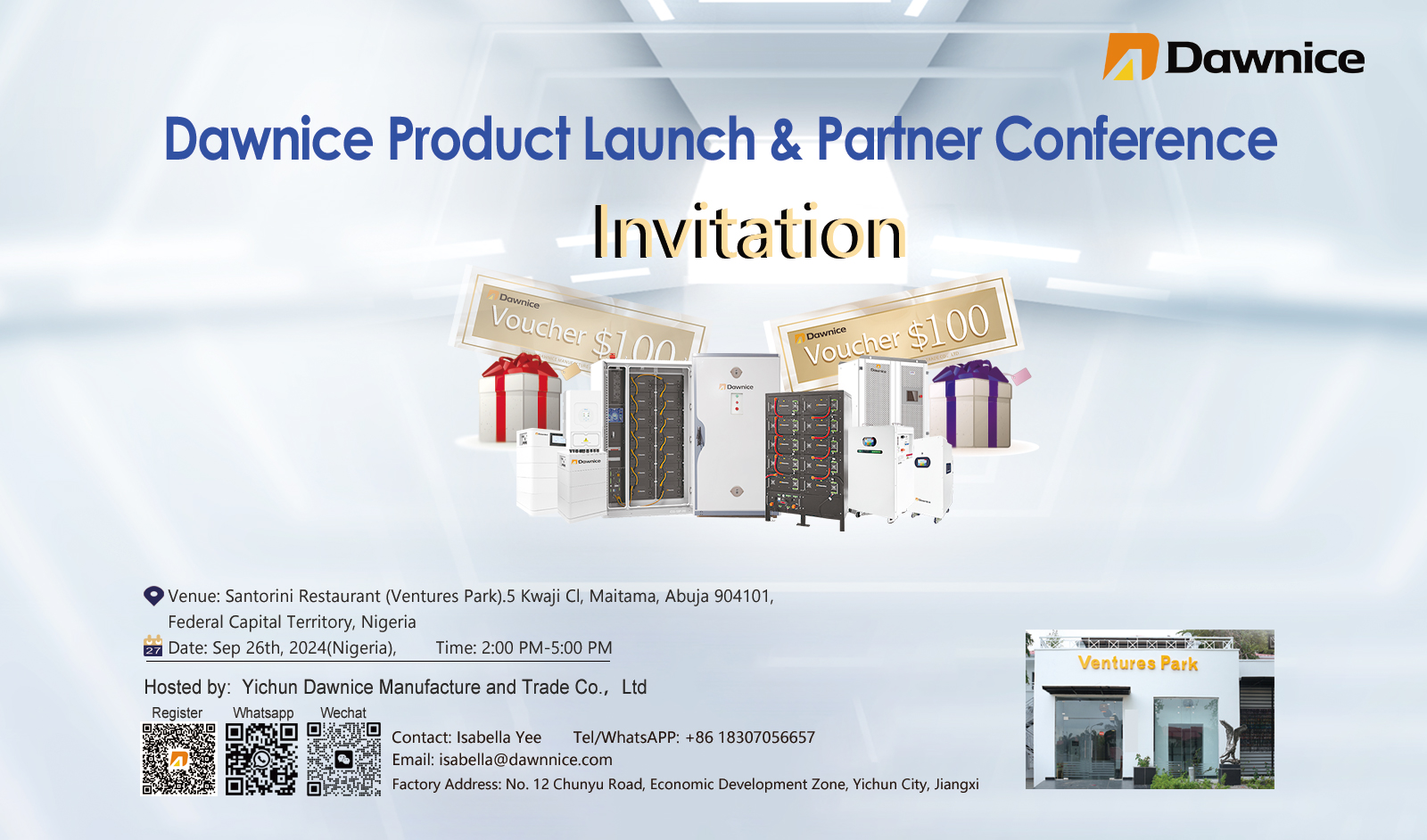 Invitation for Dawnice Nigeria parter Conference